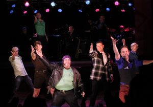 Andy Karl, Lea DeLaria, Clarke Thorell & Company  Photo