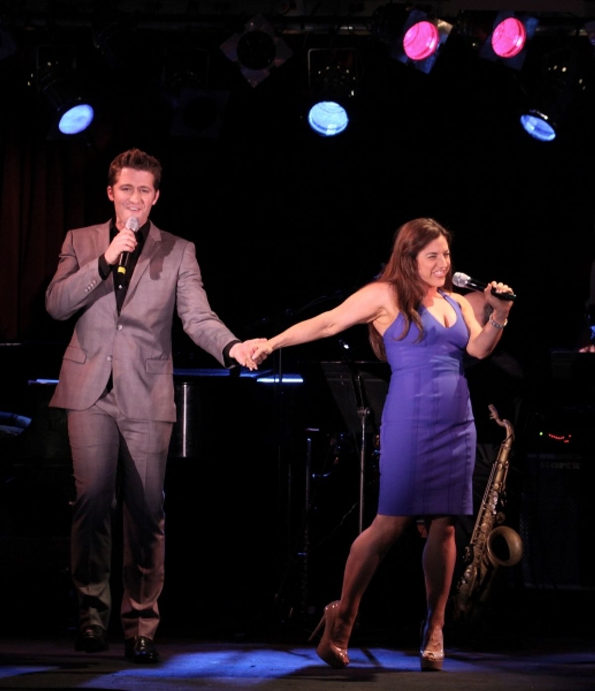 Matthew Morrison, Marissa Jaret Winokur  at 