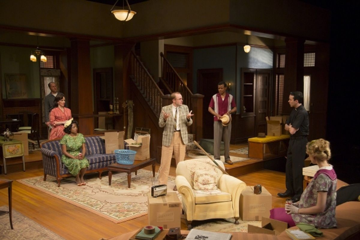 Daniel Jenkins, Alice Ripley, Melle Powers, Alex Moggridge, LeRoy McClain, Jimmy Davis and Lucy Owen at 