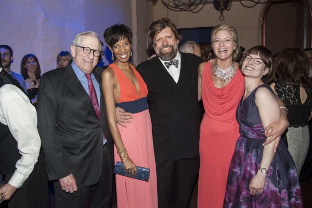 Tom Keller, Lydia Diamond, Oskar Eustis, Jasmine Keller, Victoria Keller at 