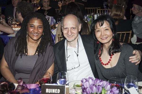Lynn Nottage, Josh Dachs, Ako Dachs Photo