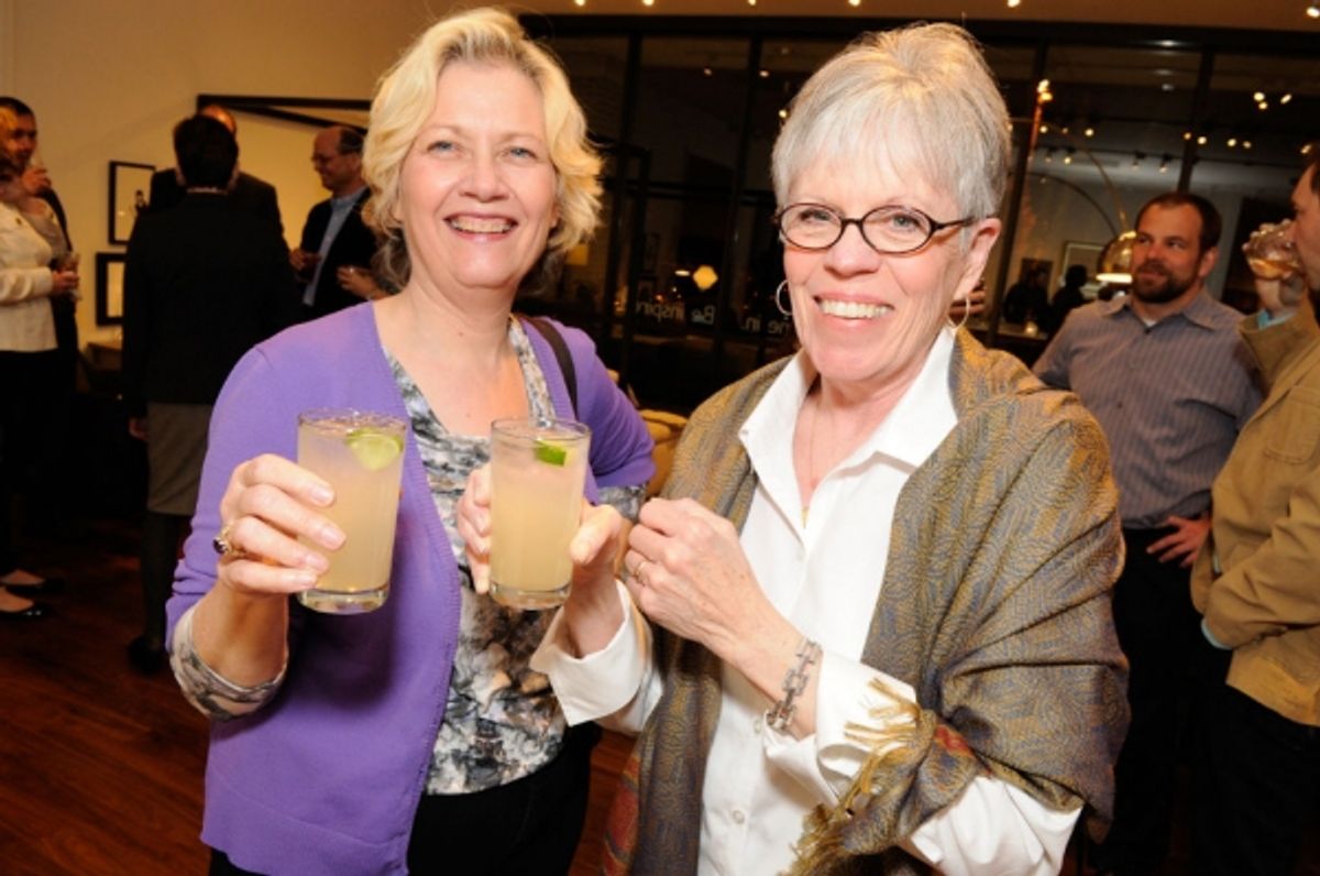 Barbara Clear, Sarah Drummond at 