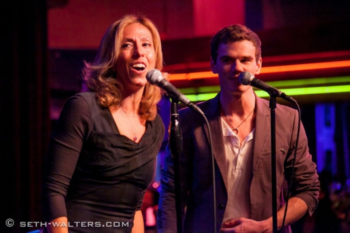 Amanda Grenn and Jay Armstrong Johnson at 