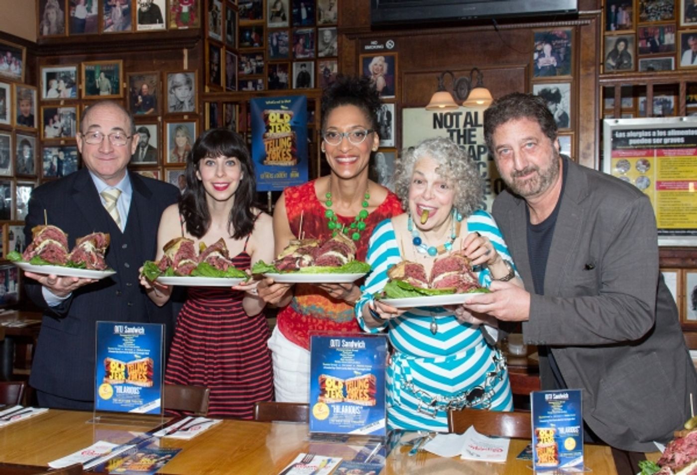 Photo Coverage: Carnegie Deli Unveils OLD JEWS TELLING JOKES Sandwich! Photo Coverage: Carnegie Deli Unveils OLD JEWS TELLING JOKES Sandwich! Image