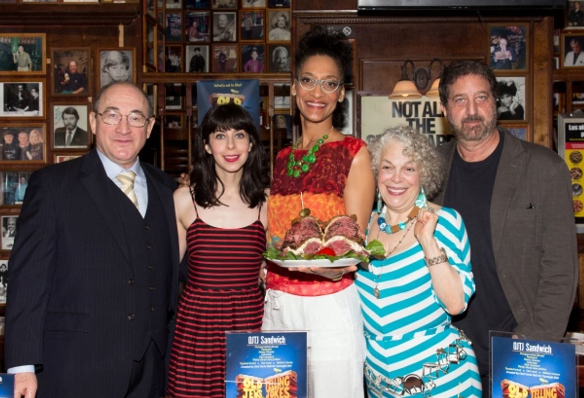 Todd Susman, Audrey Lynn Weston, Carla Hall, Marilyn Sokol, Peter Gethers at 