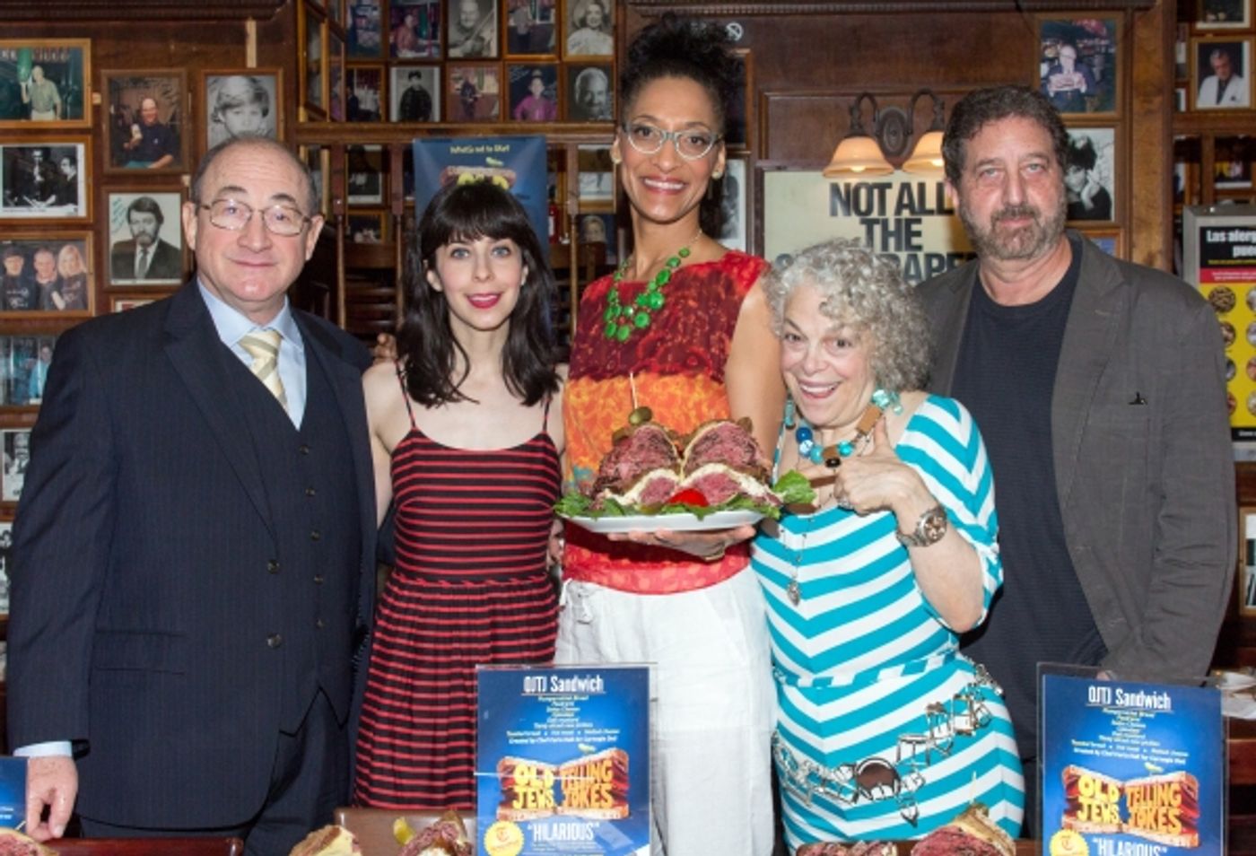 Photo Coverage: Carnegie Deli Unveils OLD JEWS TELLING JOKES Sandwich! Photo Coverage: Carnegie Deli Unveils OLD JEWS TELLING JOKES Sandwich! Image