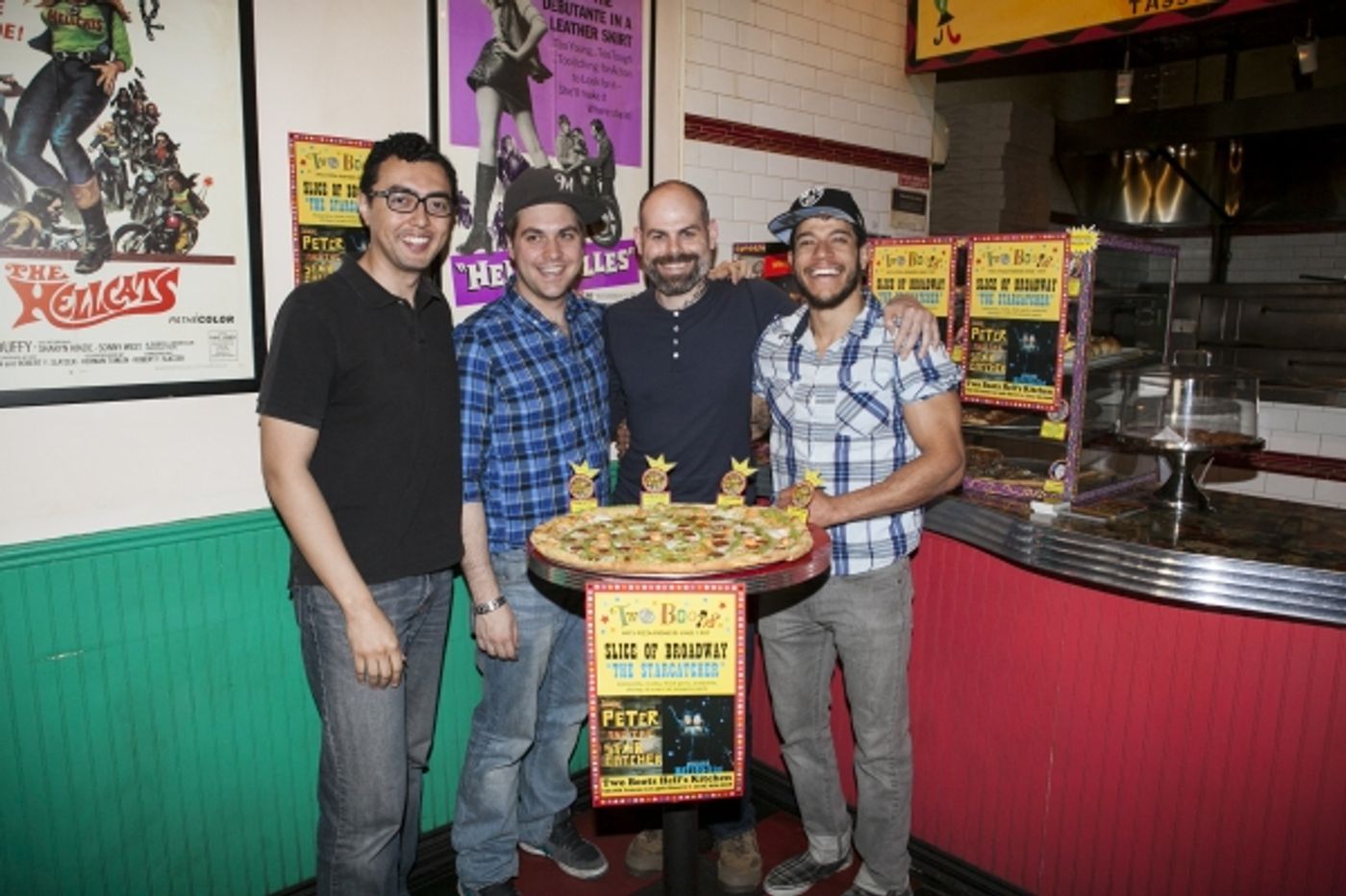 Photo Coverage: PETER AND THE STARCATCHER Cast Unveils Two Boots Pizza!  Image