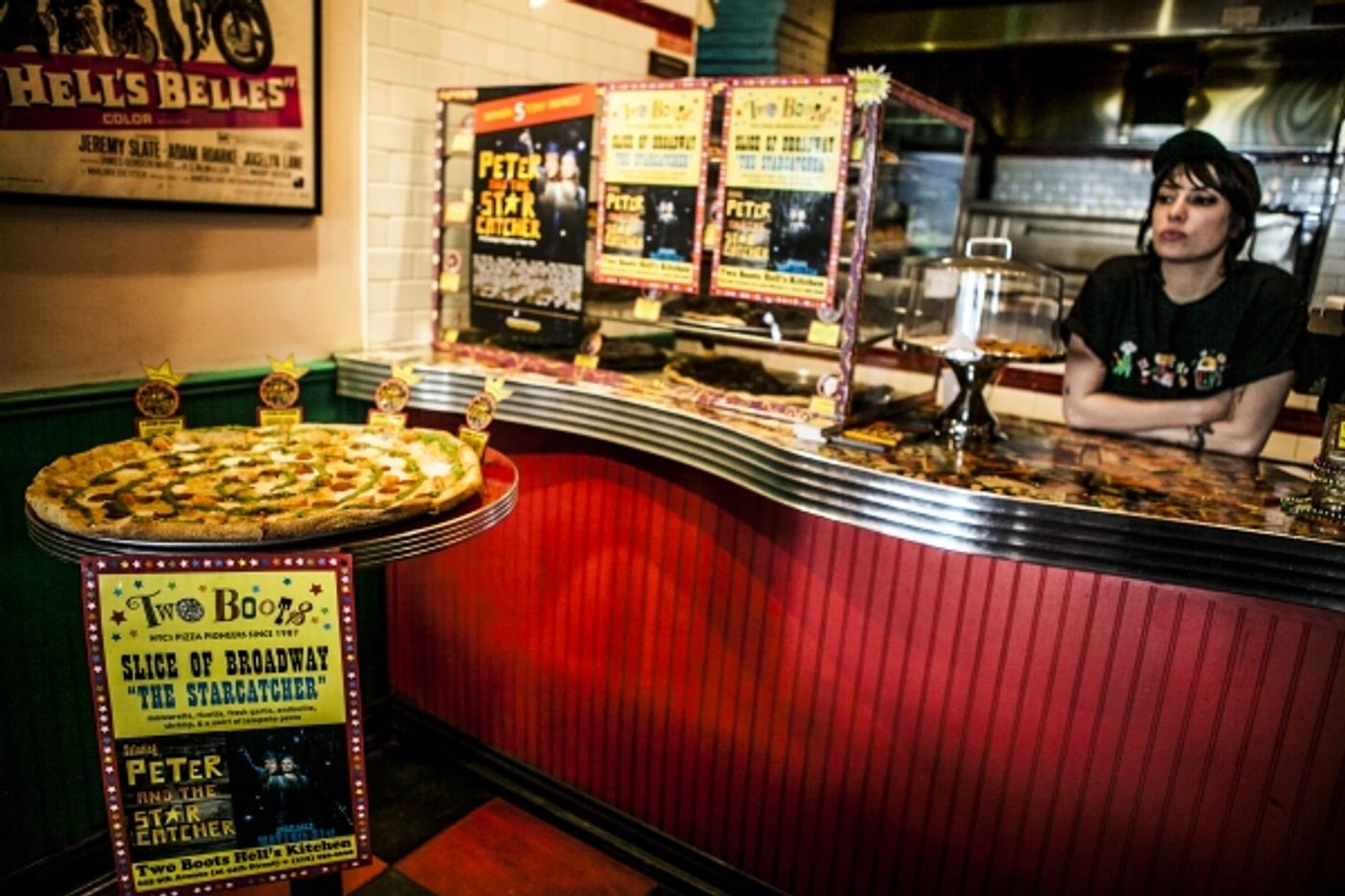 Photo Coverage: PETER AND THE STARCATCHER Cast Unveils Two Boots Pizza!  Image