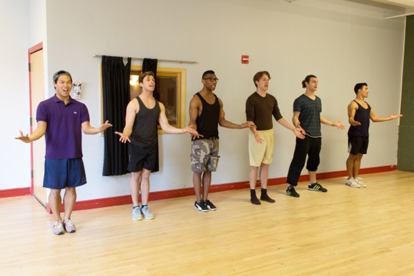Photo Coverage: Meet the Sexy Men of Broadway- In Rehearsal for the BROADWAY BEAUTY PAGEANT  Image