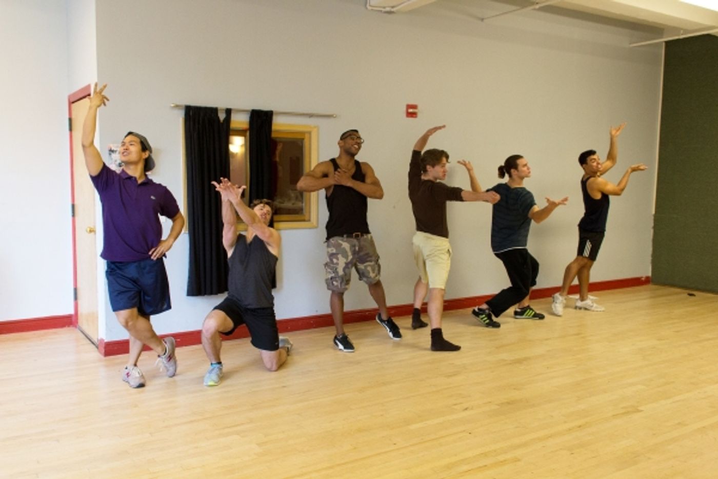 Photo Coverage: Meet the Sexy Men of Broadway- In Rehearsal for the BROADWAY BEAUTY PAGEANT  Image