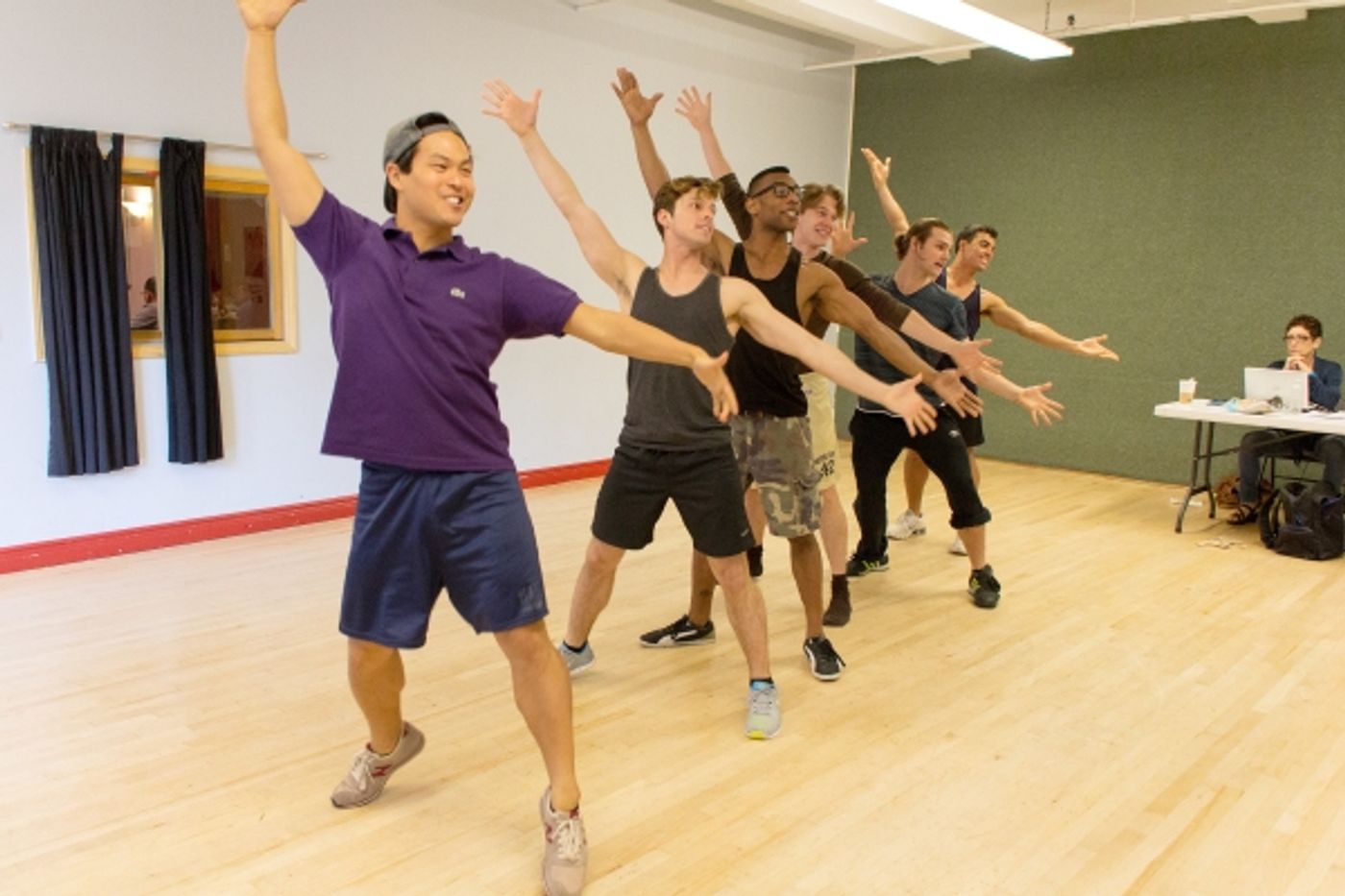 Photo Coverage: Meet the Sexy Men of Broadway- In Rehearsal for the BROADWAY BEAUTY PAGEANT  Image