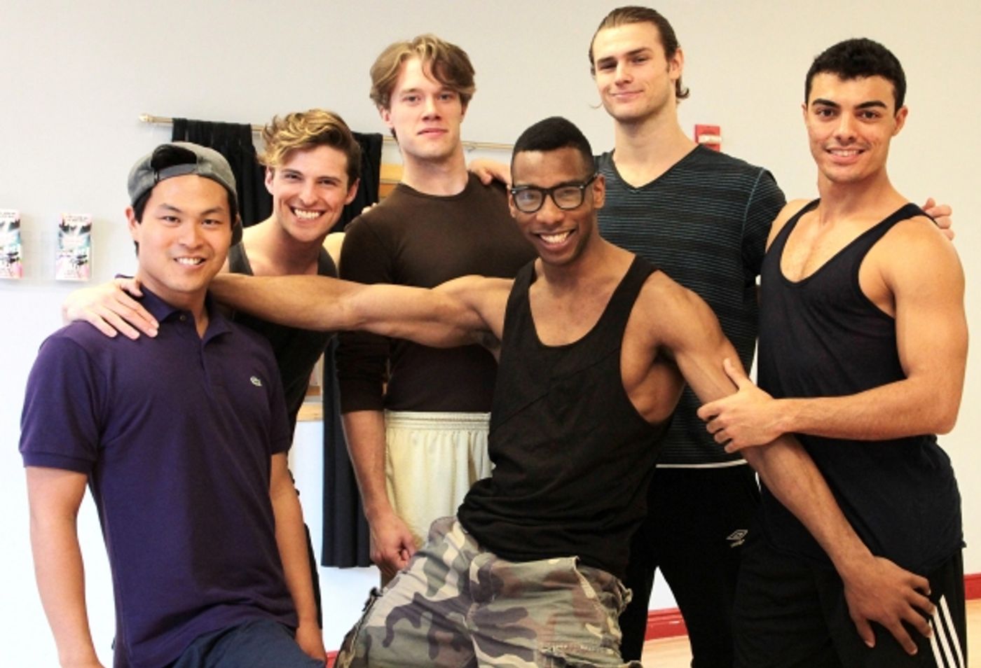 Photo Coverage: Meet the Sexy Men of Broadway- In Rehearsal for the BROADWAY BEAUTY PAGEANT  Image