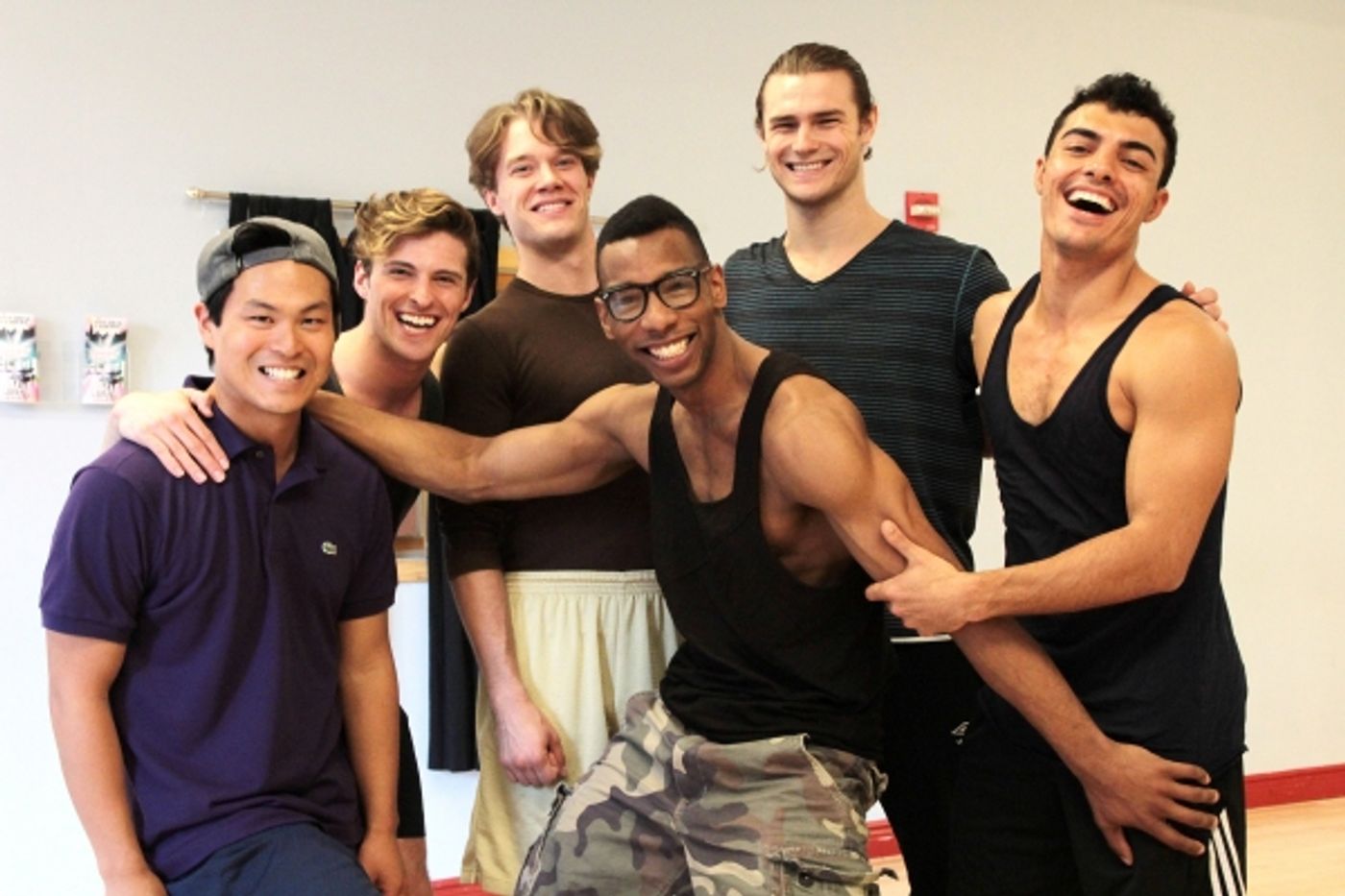 Photo Coverage: Meet the Sexy Men of Broadway- In Rehearsal for the BROADWAY BEAUTY PAGEANT  Image