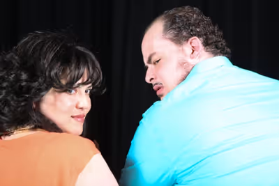 Kimi Short as One True Love and Zachary Allen Farmer as Charles Bukowski Photo