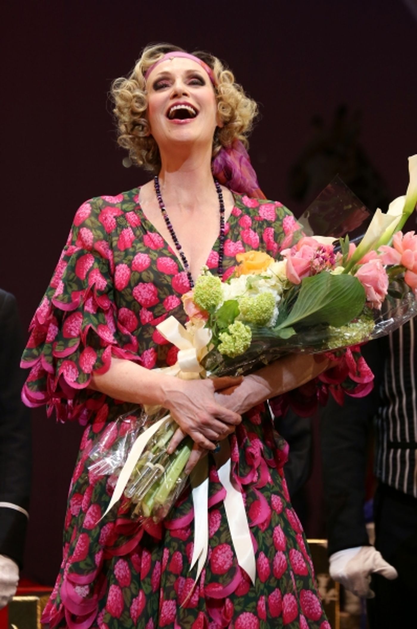 Photo Coverage: The New Miss Hannigan  Takes a Bow! Check Out Jane Lynch's Opening Curtain Call in ANNIE! Image