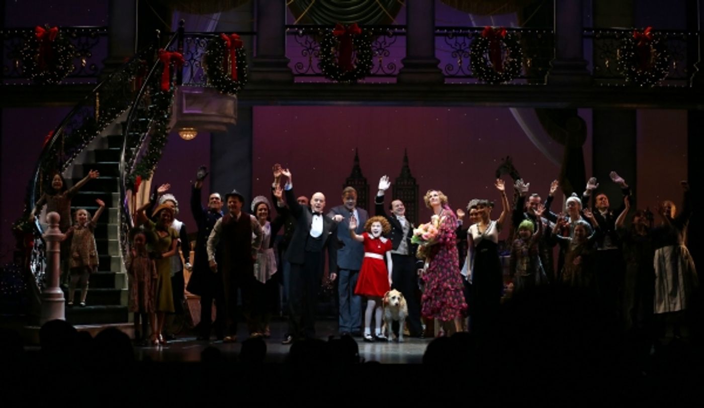 Photo Coverage: The New Miss Hannigan  Takes a Bow! Check Out Jane Lynch's Opening Curtain Call in ANNIE! Image