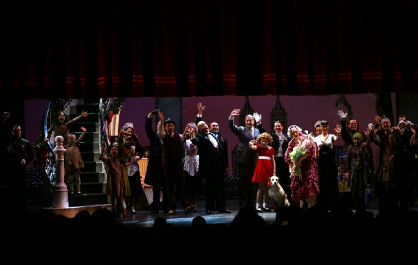 Photo Coverage: The New Miss Hannigan  Takes a Bow! Check Out Jane Lynch's Opening Curtain Call in ANNIE! Image