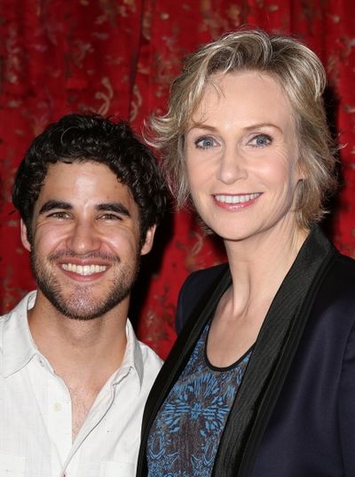 Darren Criss, Jane Lynch  Photo