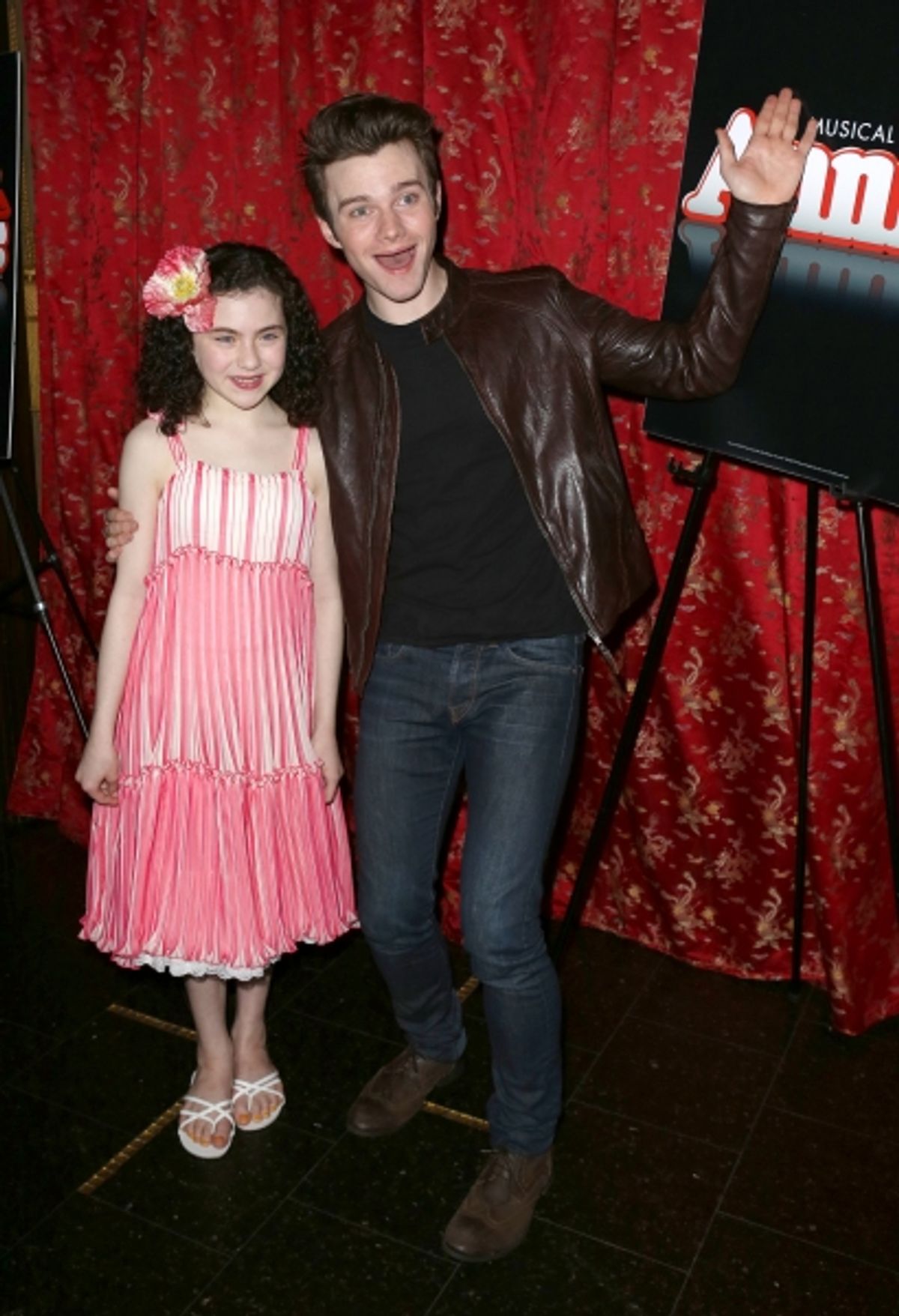 Lilla Crawford, Chris Colfer  at 