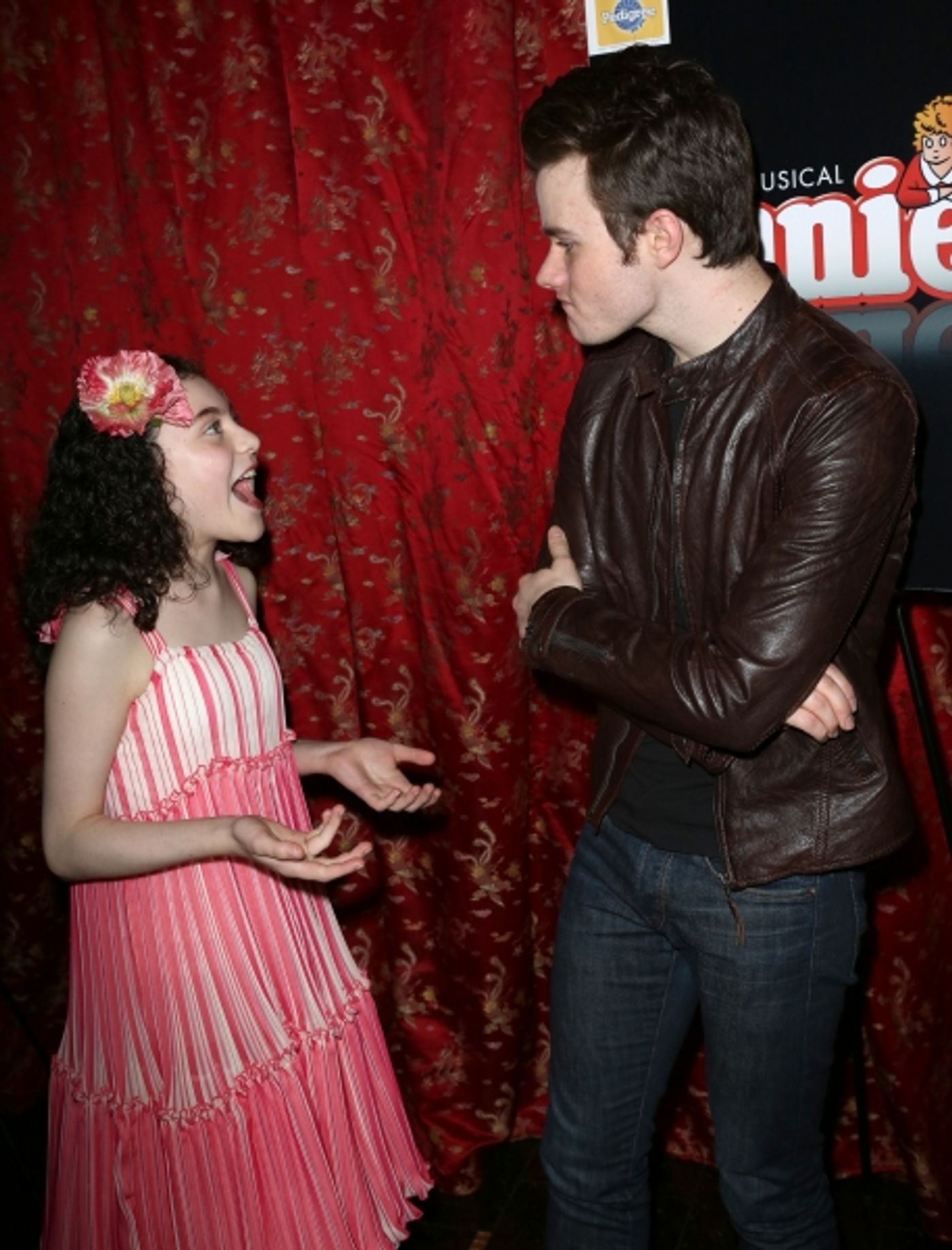 Photo Coverage: Cast Members from GLEE Join the Celebration for Jane Lynch's ANNIE Party! Image