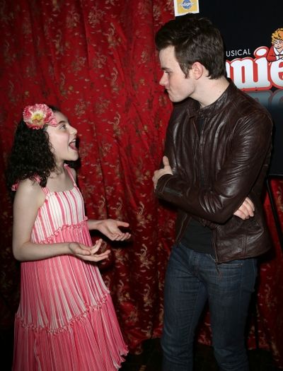 Lilla Crawford, Chris Colfer  Photo
