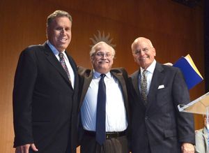 Malachy G. Wiegnes (NATAS Chairman), Dwight Bowers (Smithsonian Entertainment Curator) and John Gray (Smithsonian Director) @ BroadwayWorld Malachy G. Wiegnes (NATAS Chairman), Dwight Bowers (Smithsonian Entertainment Curator Photo