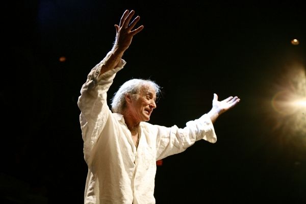 Joseph Graves (as The Poet) in the Syracuse Stage production of An Iliad Photo