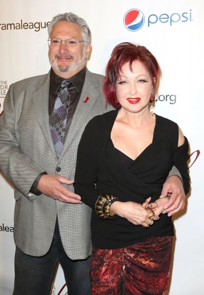 Harvey Fierstein, Cyndi Lauper  Photo