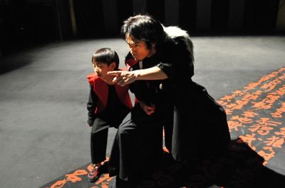 Bradley Fong as The Boy and Yoshi Amao as The Rogue Assassin Photo