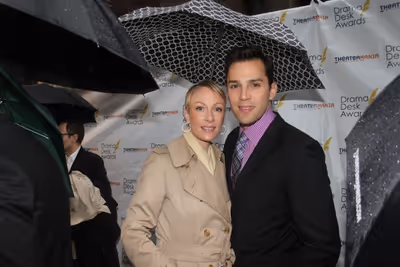 Ryan Silverman with his wife Photo