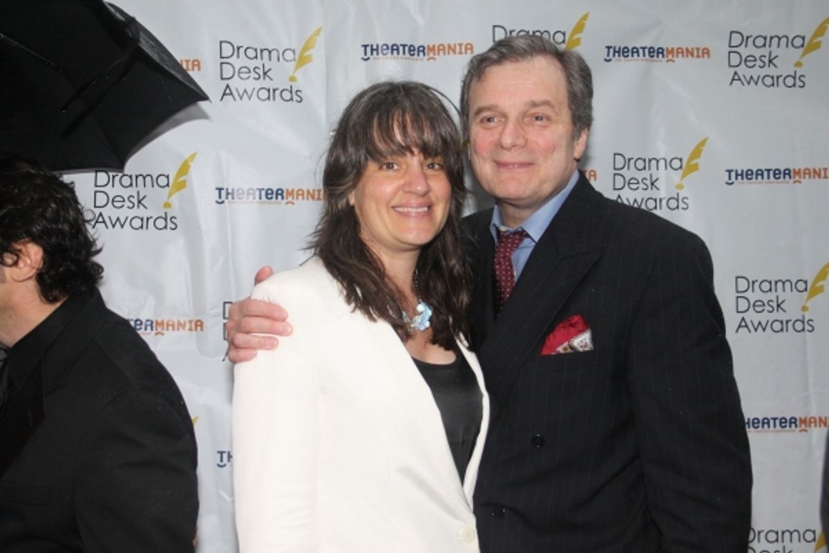 Pam MacKinnon and John Procaccino at 