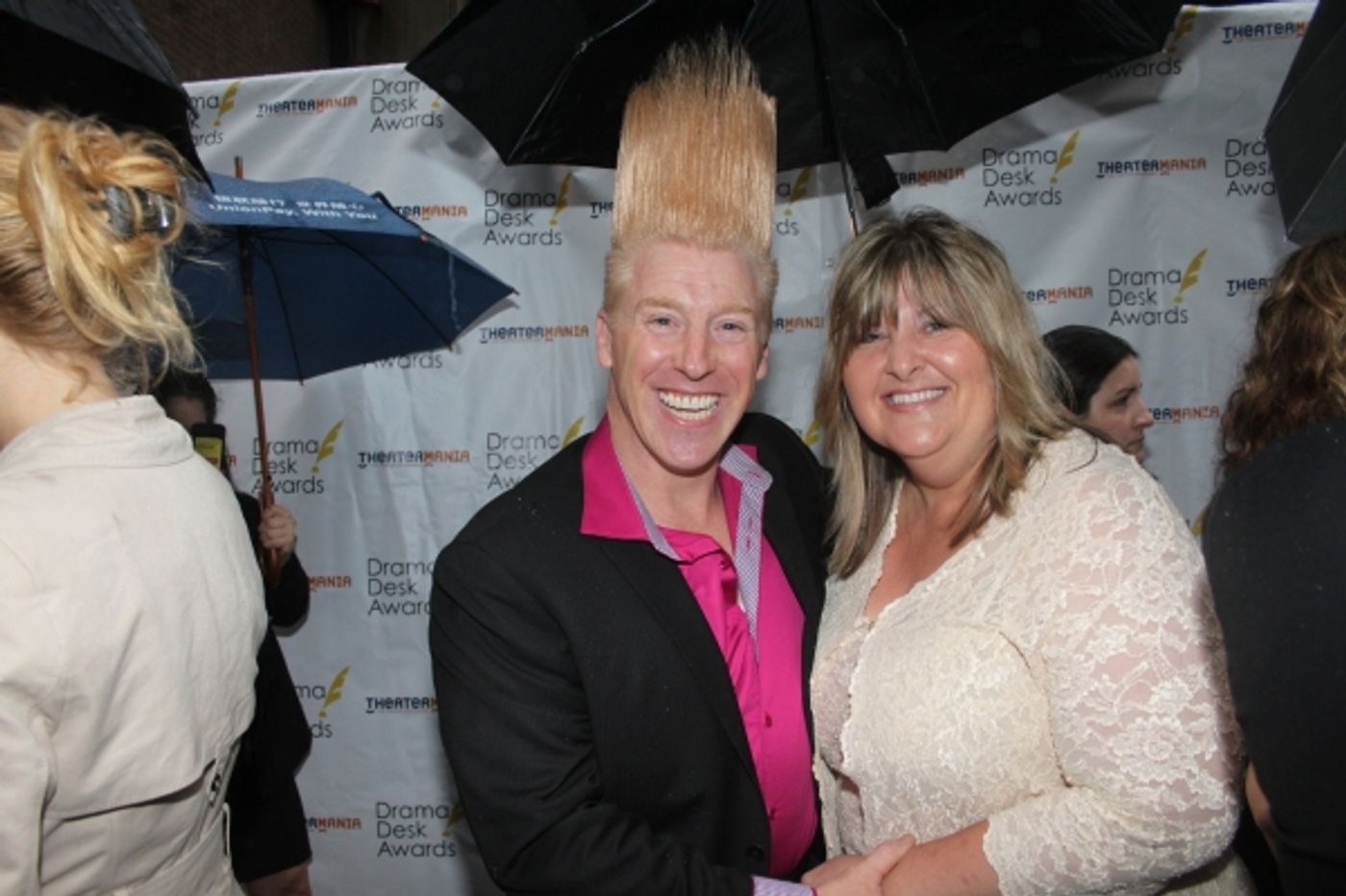 Photo Coverage: Rain + Stars = The 2013 Drama Desk Awards Arrivals! Image
