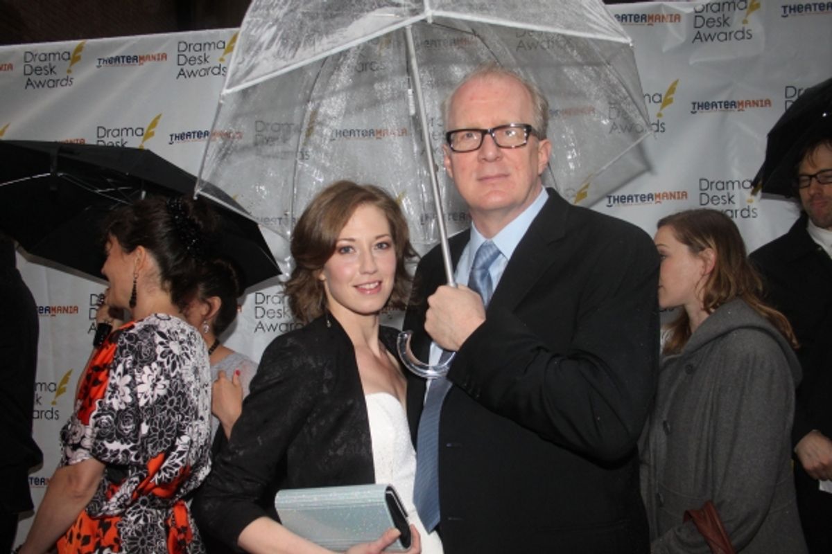 Carrie Coon and Tracy Letts at 