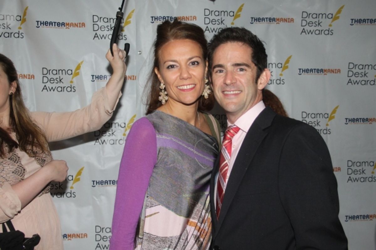 Andy Blankenbuehler and Elly Blankenbuehler at 