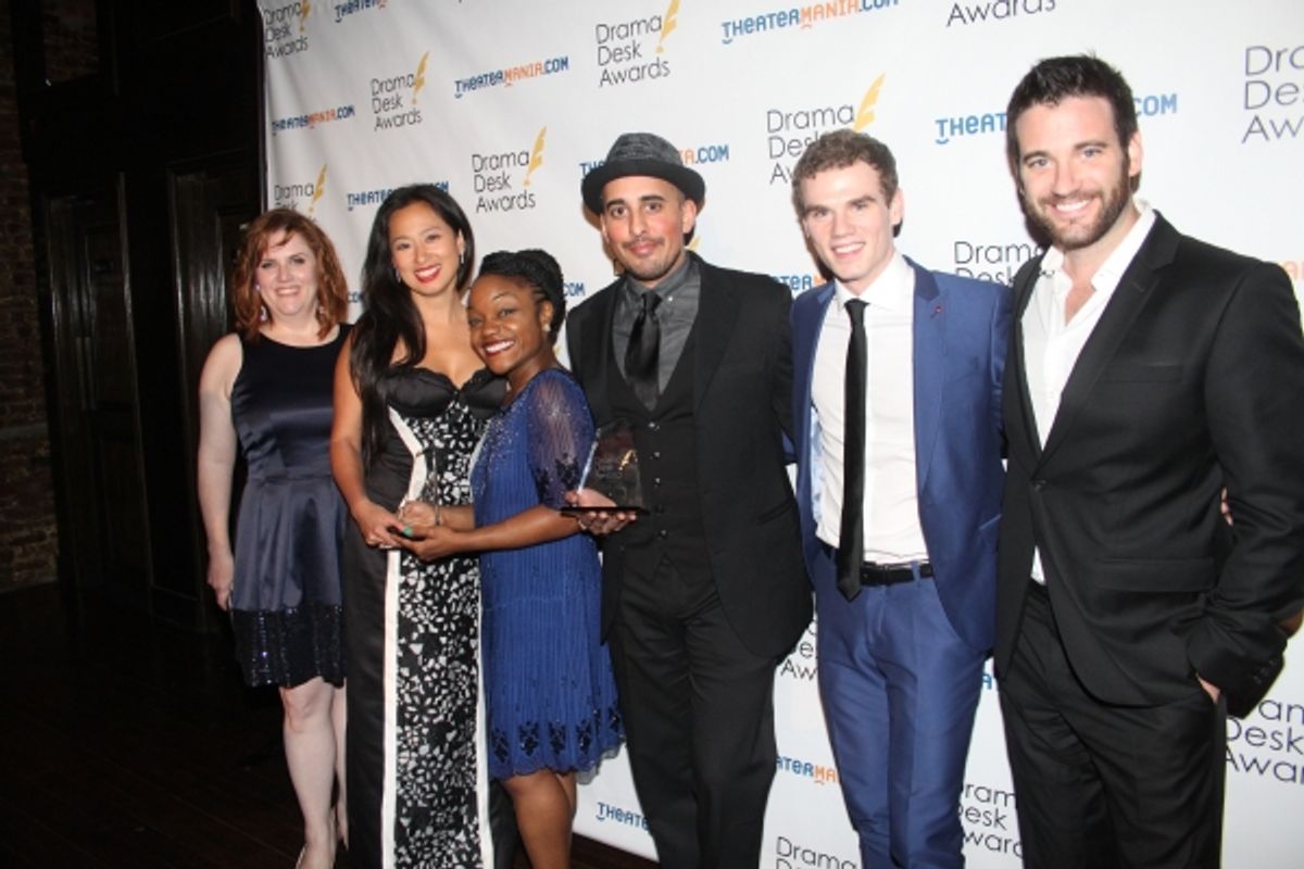 Donna Lynne Champlin, Marie-France Arcilla, Kenita Miller, Mehal Joshi and Jay Armstrong Johnson and Colin Donnell at 