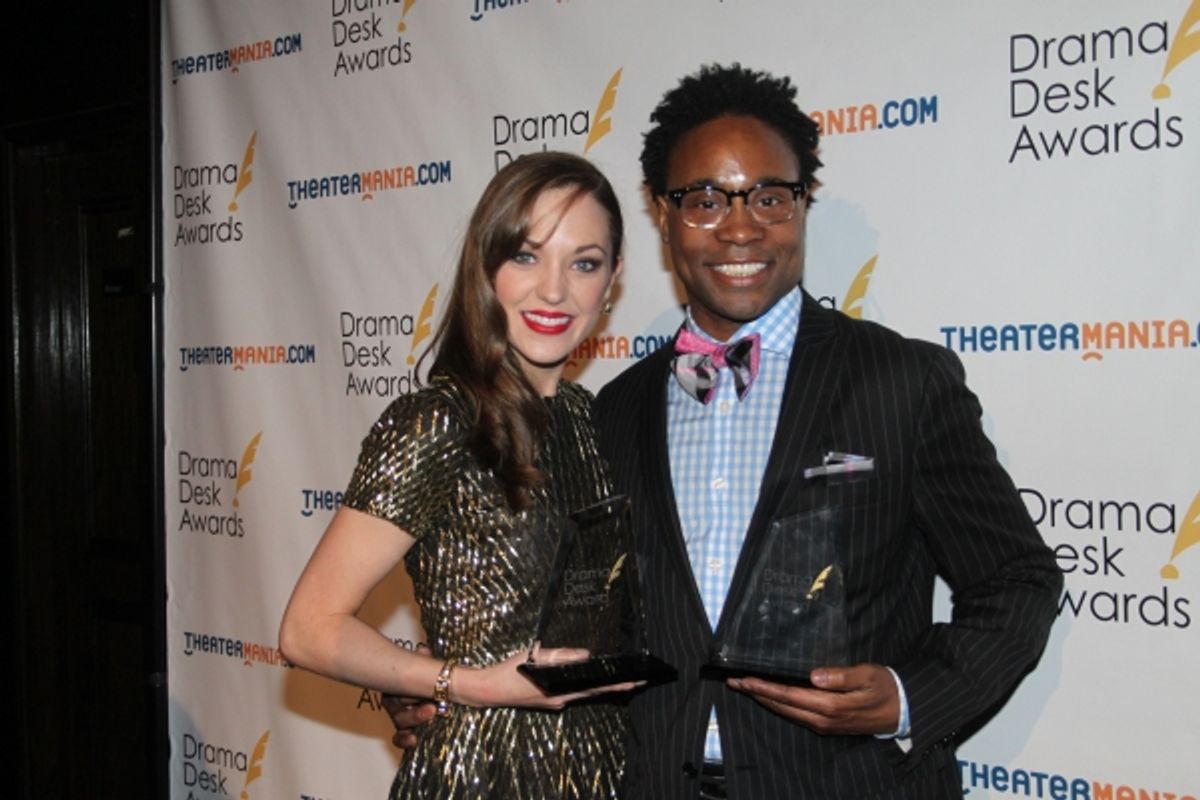Laura Osnes and Billy Porter at 