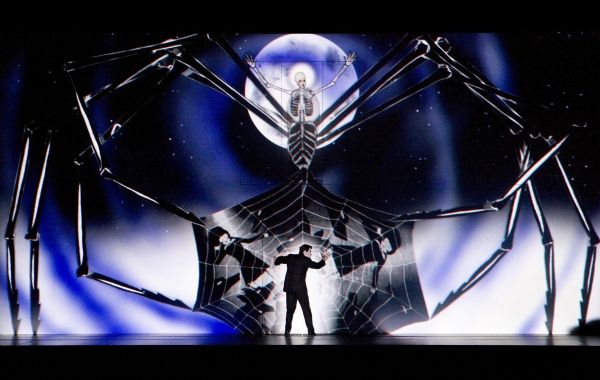 Peter Sonn (Tamino), Julia Novikova (Koenigin der Nacht) Photo