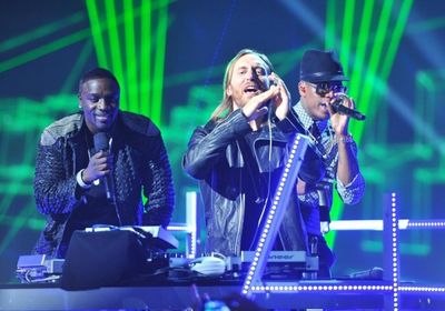 AKON, DAVID GUETTA, NE-YO Photo