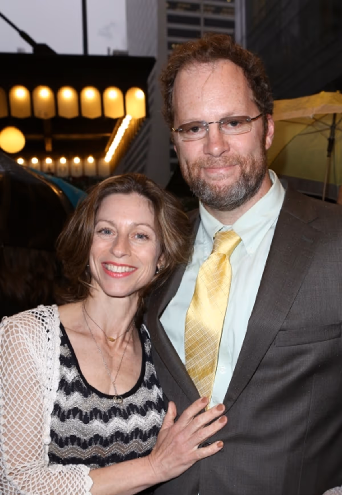 Shuler Hensley with wife Paula DeRosa  at 