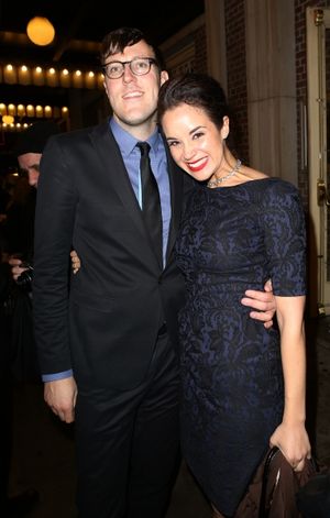 Alexandra Silber with guest @ BroadwayWorld Alexandra Silber with guest Photo