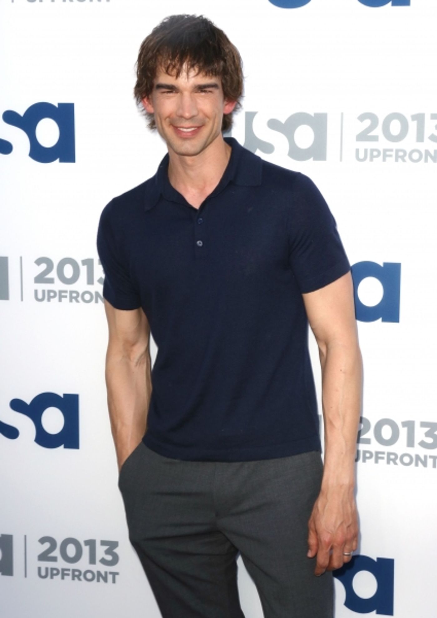 Photo Coverage: Aaron Tveit & More Gather for USA Upfronts in NYC Image