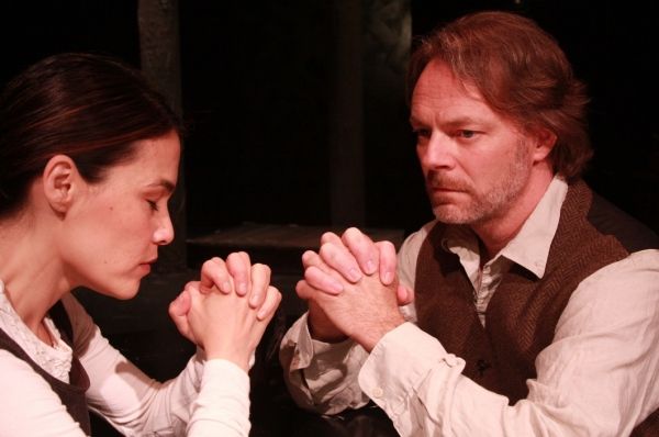 Kimiko Gelman and Bo Fox worth as Elizabeth and John Proctor Photo