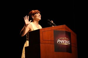 Shoshana Bean presents the Jerry Herman Award for Best Technical Crew @ BroadwayWorld Shoshana Bean presents the Jerry Herman Award for Best Technical Crew Photo