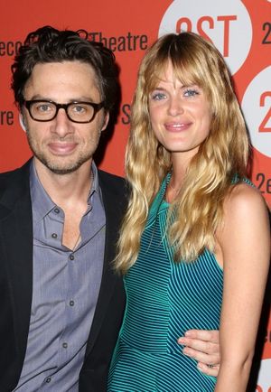 Zach Braff with girlfriend model Taylor Bagley @ BroadwayWorld Zach Braff with girlfriend model Taylor Bagley Photo