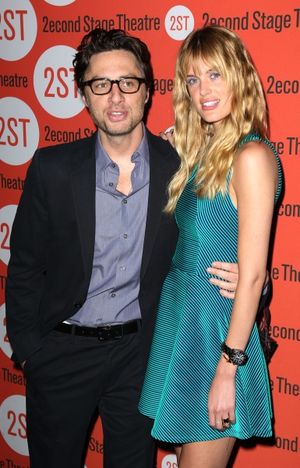Zach Braff with girlfriend model Taylor Bagley @ BroadwayWorld Zach Braff with girlfriend model Taylor Bagley Photo