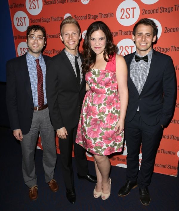 Peter Duchan, Justin Paul, Lindsay Mendez  Photo