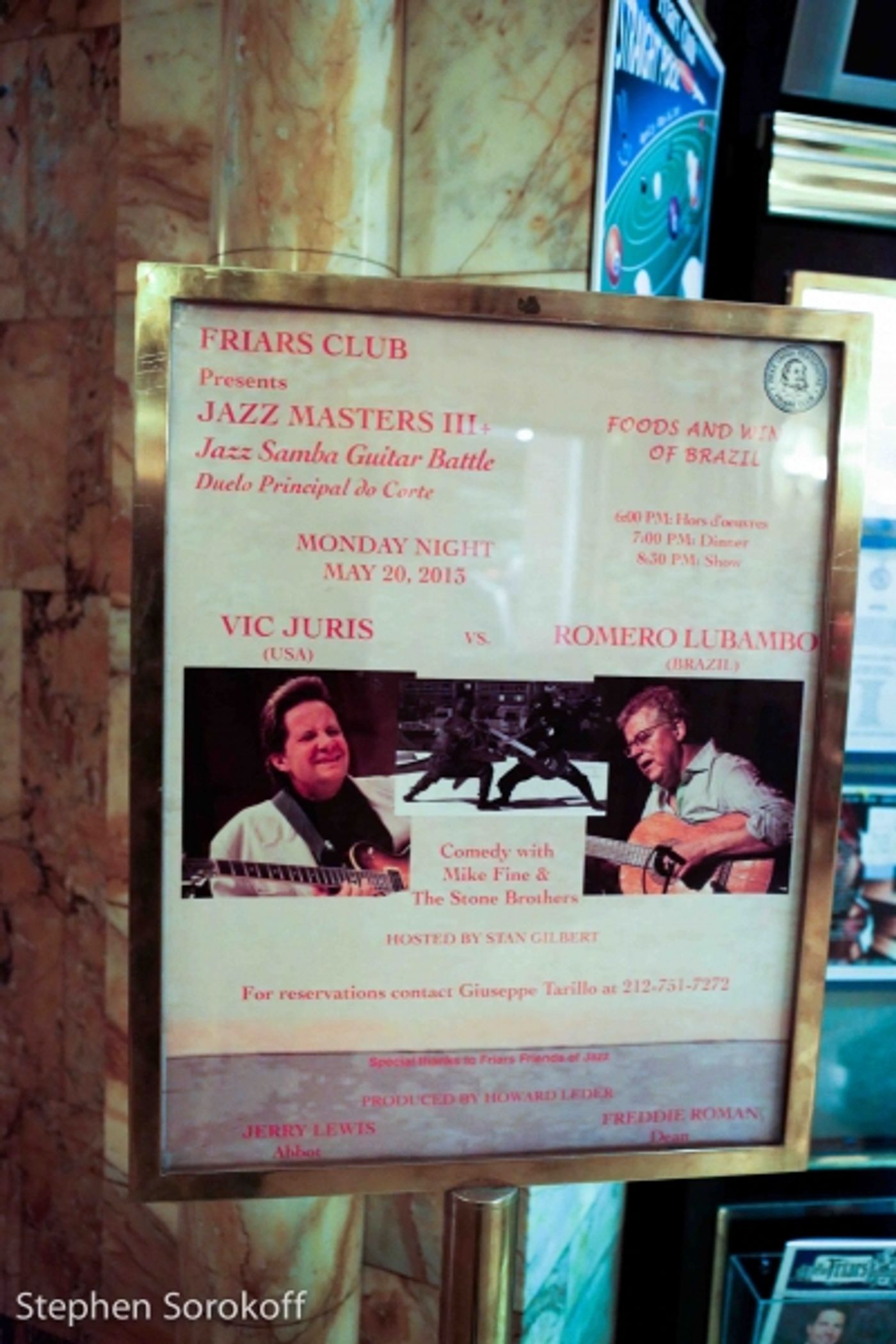 Photo Coverage: Friars Club Hosts Jazz Masters Samba Guitar Battle  Image