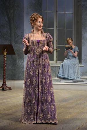 Julia Coffey (Lady Croom) and Rebekah Brockman (Thomasina Coverly) @ BroadwayWorld Julia Coffey (Lady Croom) and Rebekah Brockman (Thomasina Coverly) Photo