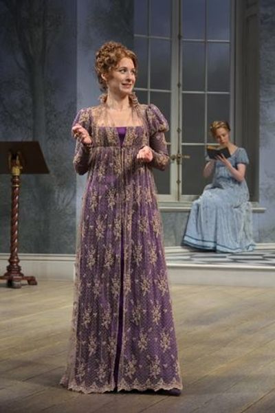 Julia Coffey (Lady Croom) and Rebekah Brockman (Thomasina Coverly) Photo