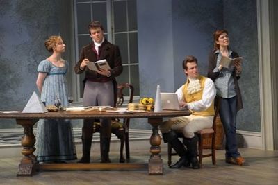 Rebekah Brockman (Thomasina Coverly), Jack Cutmore-Scott (Septimus Hodge), Adam O&aci Photo